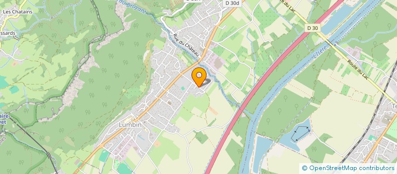 localisation de l'entreprise SCI LE NANT  LUMBIN