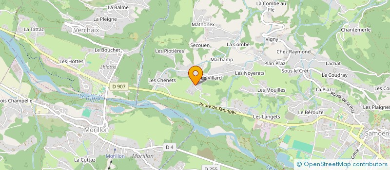 localisation de l'entreprise SCI LE NANT D'ANT  SAMOENS