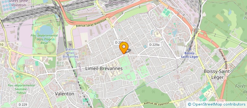 localisation de l'entreprise SCI LE NAOURES à LIMEIL-BREVANNES