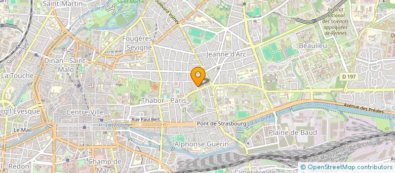 localisation de l'entreprise SCI LE NAOURES  RENNES