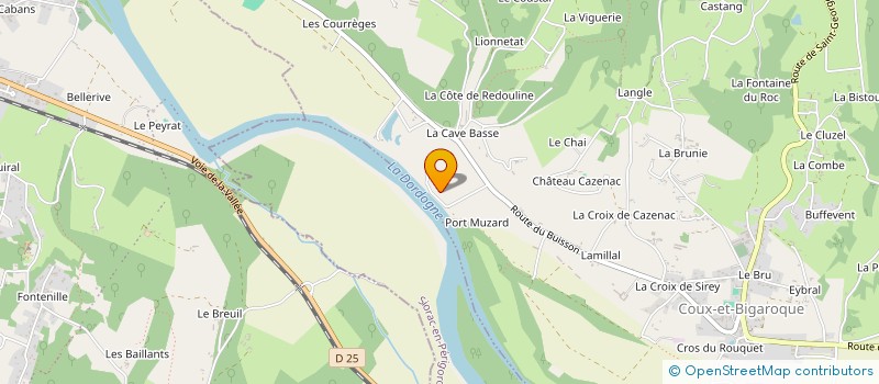 localisation de l'entreprise SCI LE NAUD  SAINT-CYPRIEN