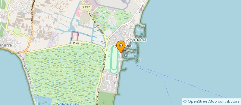 localisation de l'entreprise SCI LE NAUTICAT à HYERES