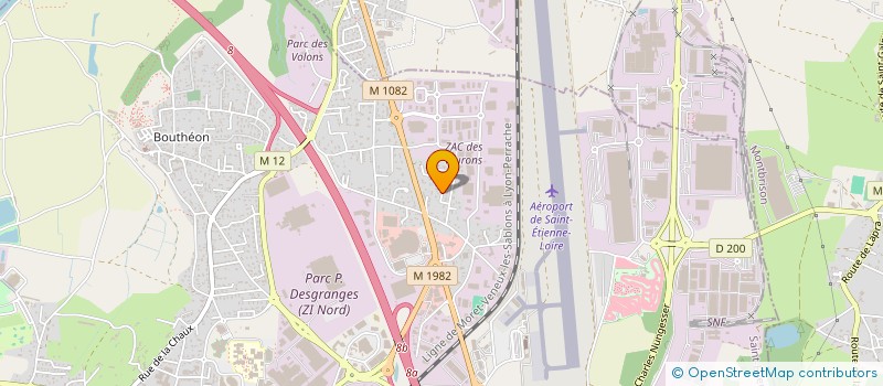 localisation de l'entreprise SCI LE NAUTILUS  ANDREZIEUX-BOUTHEON