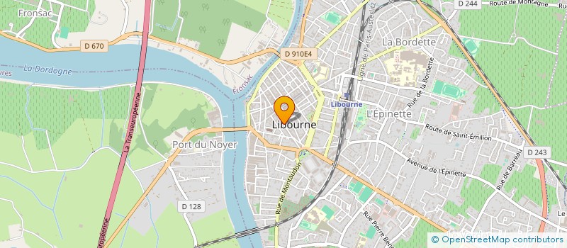 localisation de l'entreprise SCI LE NAVARRE  LIBOURNE