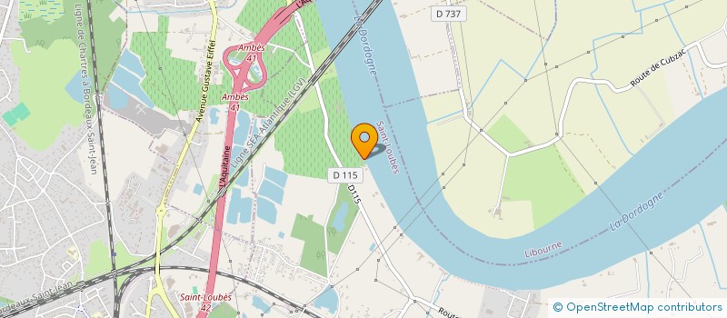 localisation de l'entreprise SCI LE NEDAVIELLE  SAINT-LOUBES