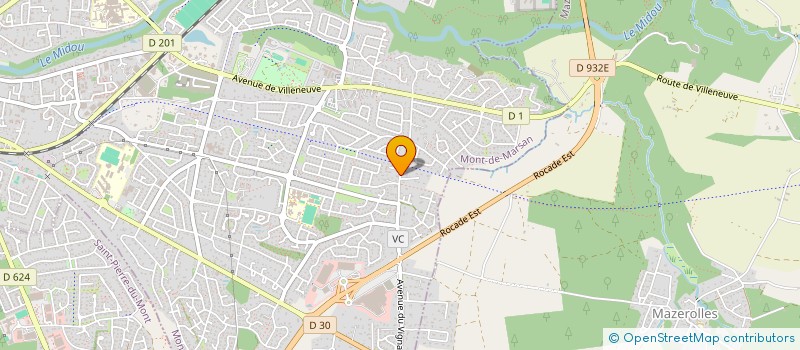 localisation de l'entreprise SCI LE NEGUE à MONT-DE-MARSAN