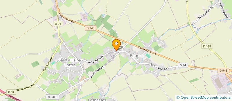 localisation de l'entreprise SCI LE NELSON  SAINT-HILAIRE-COTTES