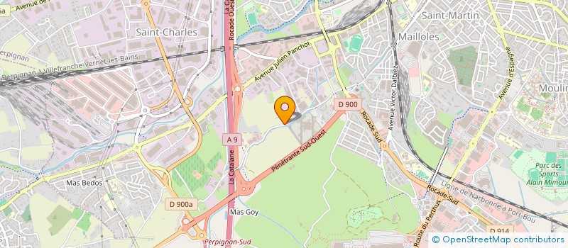 localisation de l'entreprise SCI LE NEPTUNE  PERPIGNAN