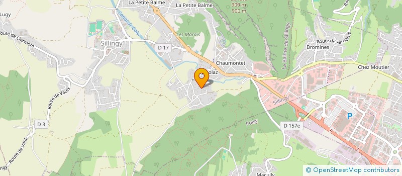 localisation de l'entreprise SCI LE NEPTUNE  SILLINGY