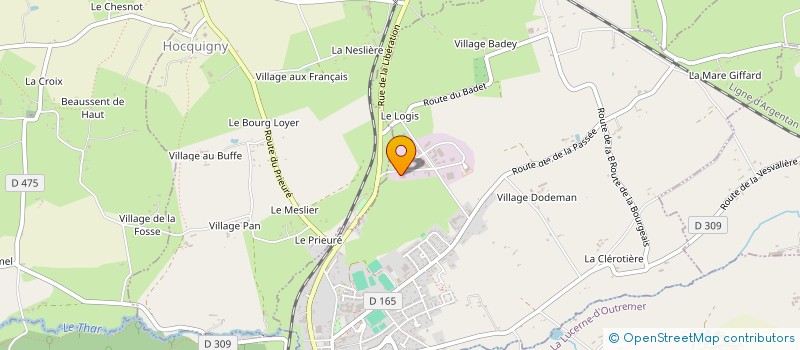 localisation de l'entreprise SCI LE NESLET  LA HAYE-PESNEL