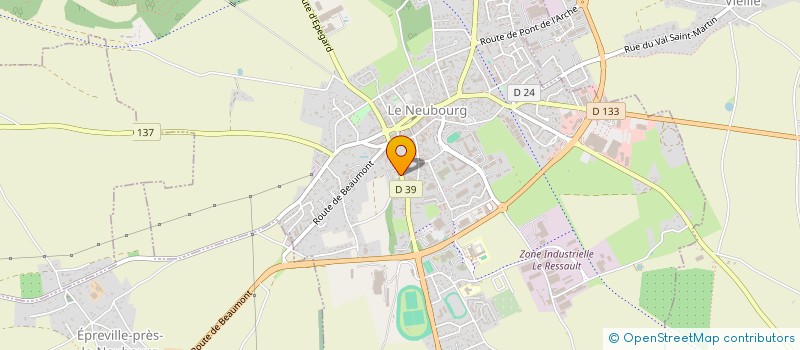 localisation de l'entreprise SCI LE NEUBOURG CROIX VERTE  LE NEUBOURG