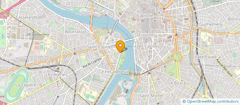 localisation de l'entreprise SCI LE NEUF  TOULOUSE