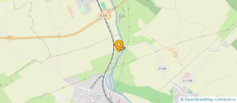 localisation de l'entreprise SCI LE NEUF MOULIN  XEUILLEY