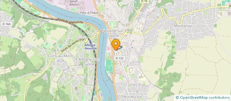 localisation de l'entreprise SCI LE NEUVIL  NEUVILLE-SUR-SAONE