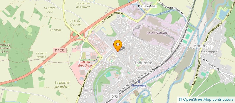 localisation de l'entreprise SCI LE NEVE  THOUROTTE