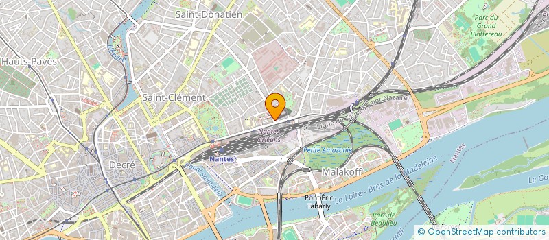 localisation de l'entreprise SCI LE NEVET à NANTES