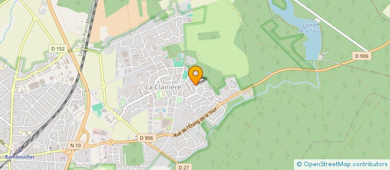 localisation de l'entreprise SCI LE NEZET-ROQUEFEUIL  RAMBOUILLET