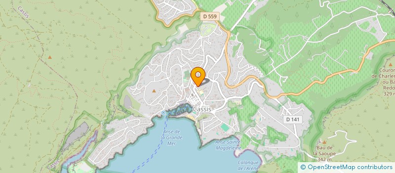 localisation de l'entreprise SCI LE NID  CASSIS