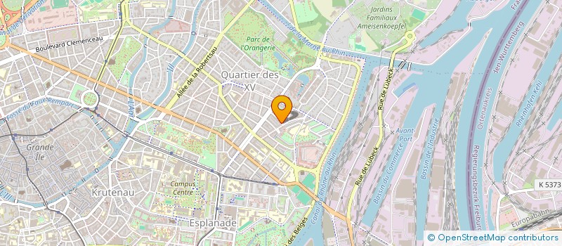 localisation de l'entreprise SCI LE NID  STRASBOURG