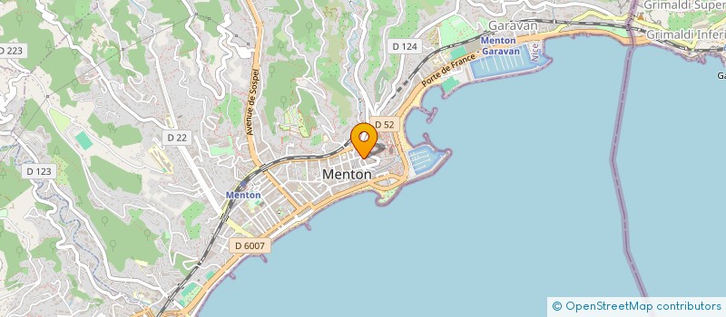 localisation de l'entreprise SCI LE NID à MENTON