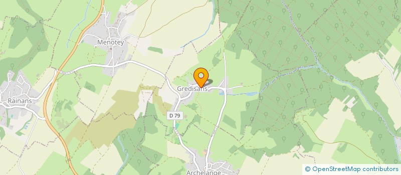 localisation de l'entreprise SCI LE NID  GREDISANS