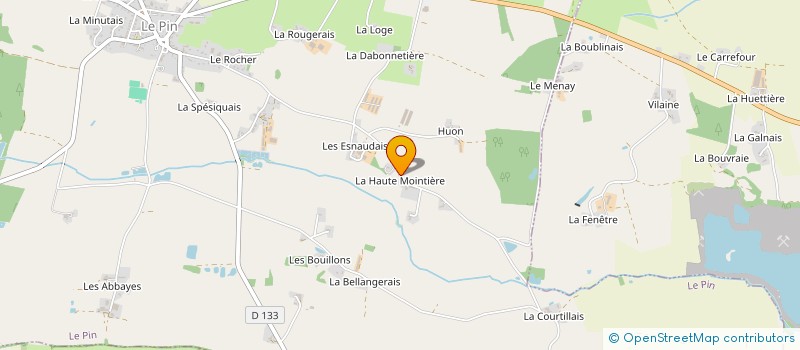 localisation de l'entreprise SCI LE NID BLOND à LE PIN