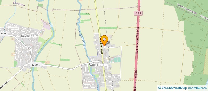 localisation de l'entreprise SCI LE NID D ANGES  BATTENHEIM