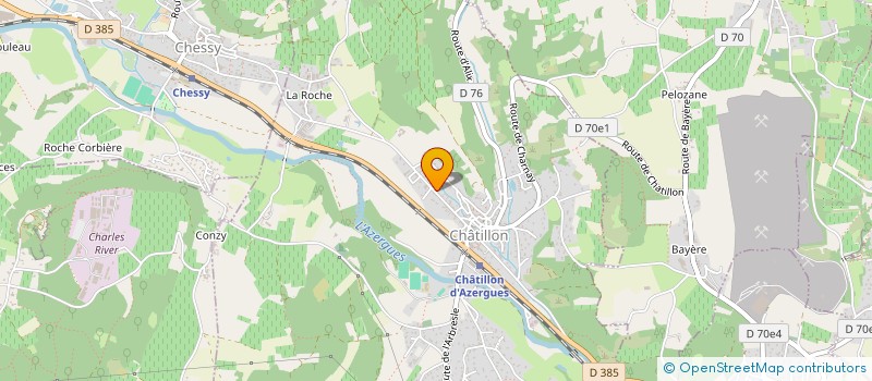 localisation de l'entreprise SCI LE NID D'ANNIE  CHATILLON