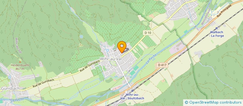 localisation de l'entreprise SCI LE NID D HIRONDELLES  WIHR-AU-VAL