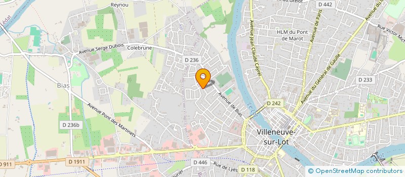 localisation de l'entreprise SCI LE NID DES ANGES  VILLENEUVE-SUR-LOT