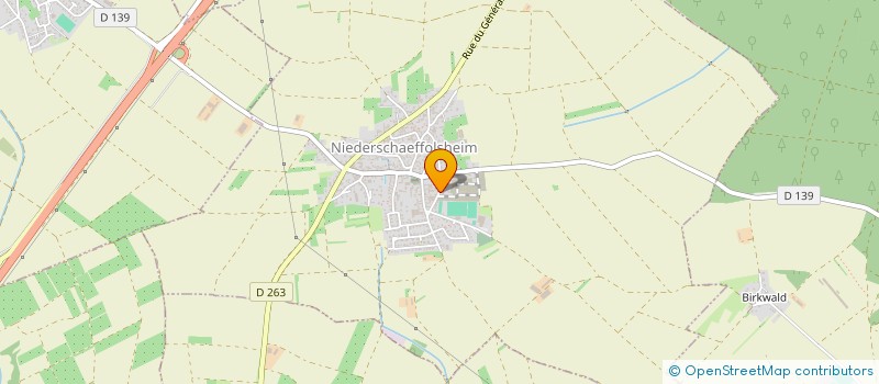 localisation de l'entreprise SCI LE NID DES MESANGES  NIEDERSCHAEFFOLSHEIM