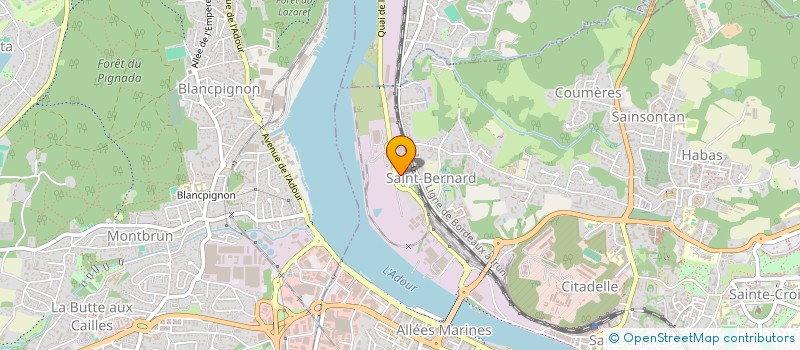 localisation de l'entreprise SCI LE NID DU CHARPENTIER à BAYONNE