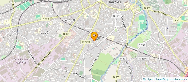 localisation de l'entreprise SCI LE NID DU COLIBRI à CHARTRES
