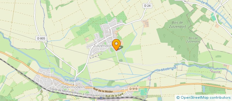 localisation de l'entreprise SCI LE NIEL  OBERMODERN-ZUTZENDORF