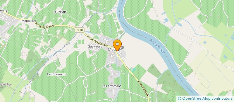 localisation de l'entreprise SCI LE NINON  MOULON