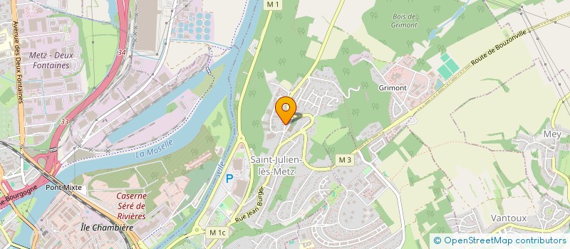 localisation de l'entreprise SCI LE NIRE à SAINT-JULIEN-LES-METZ