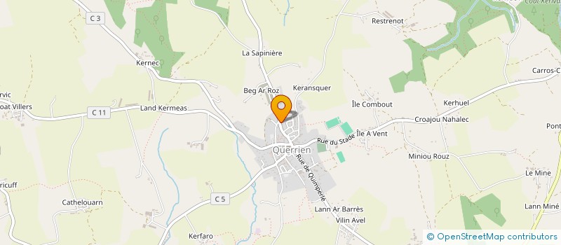 localisation de l'entreprise SCI LE NOHENNEC  QUERRIEN