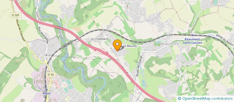 localisation de l'entreprise SCI LE NOISETIER  REAUMONT