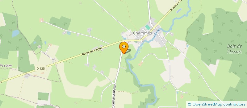 localisation de l'entreprise SCI LE NOISETIER  SAINTE-SUZANNE-ET-CHAMMES