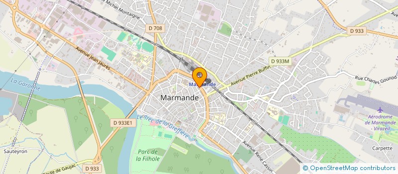 localisation de l'entreprise SCI LE NORD  MARMANDE