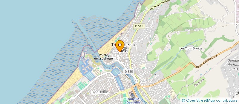 localisation de l'entreprise SCI LE NORMAND à TROUVILLE-SUR-MER