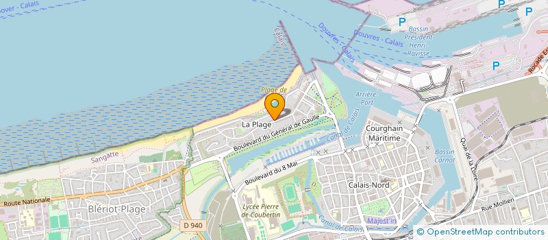 localisation de l'entreprise SCI LE NOROIT  CALAIS