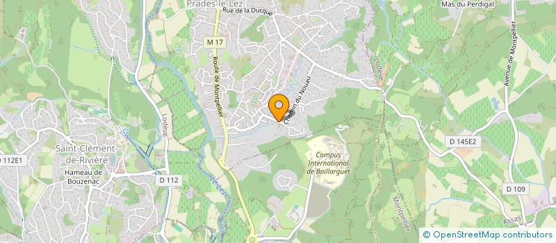 localisation de l'entreprise SCI LE NOUAU  PRADES-LE-LEZ