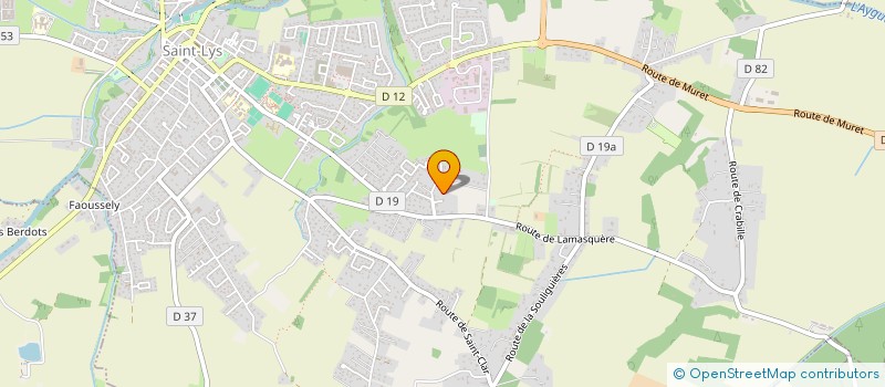 localisation de l'entreprise SCI LE NOUVEAU DOMAINE  SAINT-LYS