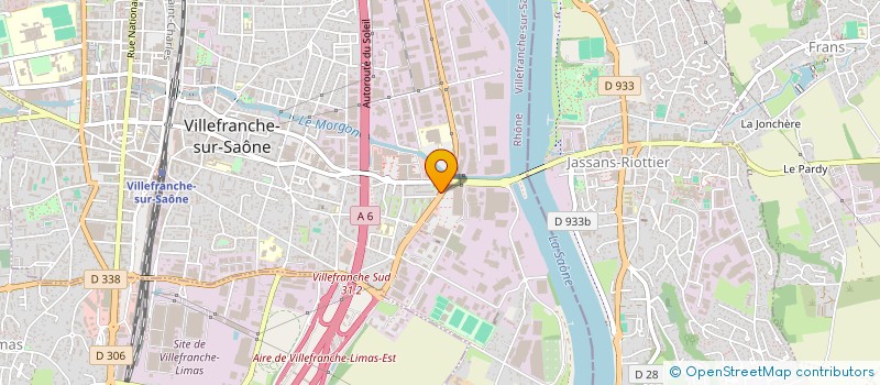 localisation de l'entreprise SCI LE NOUVEAU TREVANGE à VILLEFRANCHE-SUR-SAONE