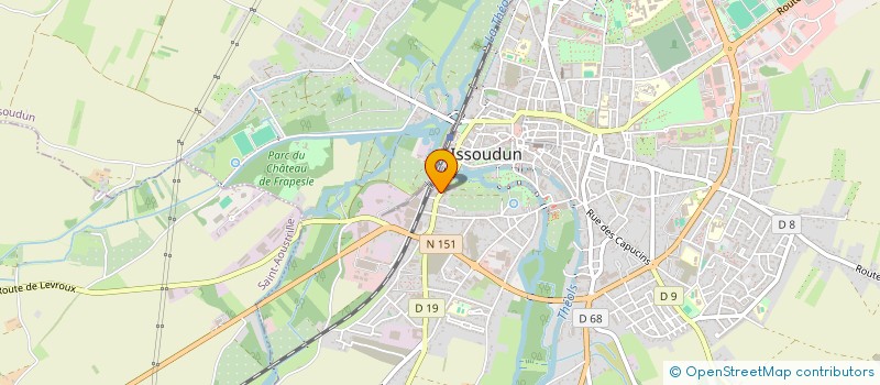 localisation de l'entreprise SCI LE NOYER à ISSOUDUN