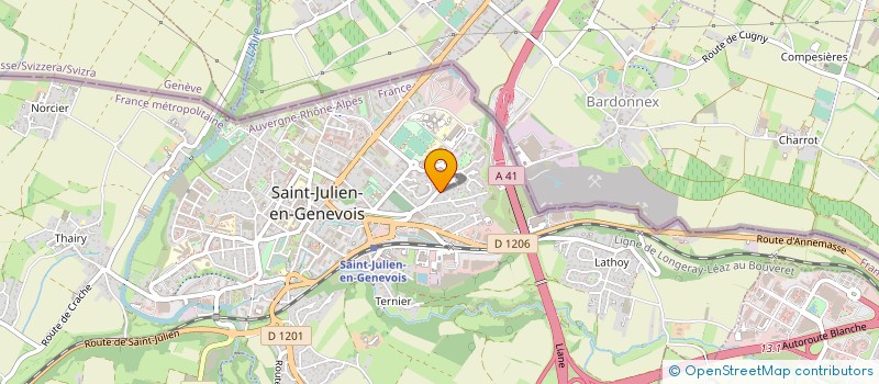 localisation de l'entreprise SCI LE NOYER  SAINT-JULIEN-EN-GENEVOIS