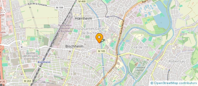 localisation de l'entreprise SCI LE NOYER  BISCHHEIM