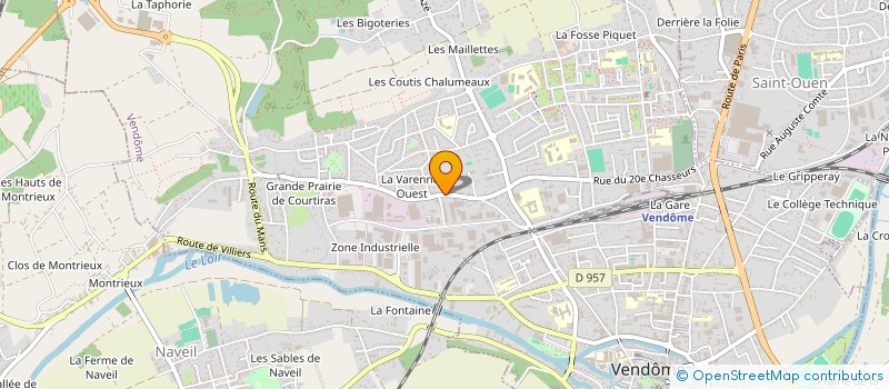 localisation de l'entreprise SCI LE NOYER HABERT  VENDOME