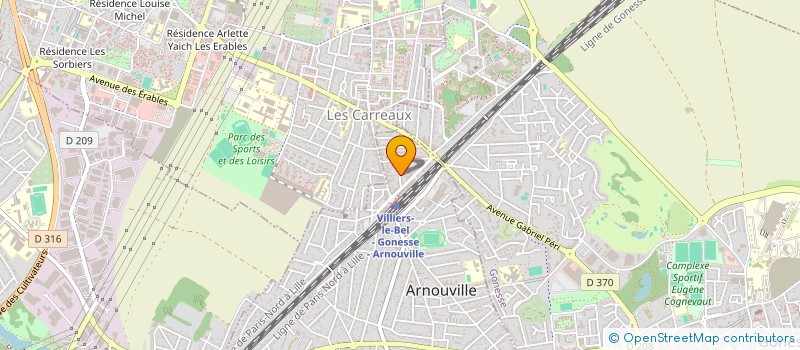 localisation de l'entreprise SCI LE NYMPHEE  ARNOUVILLE